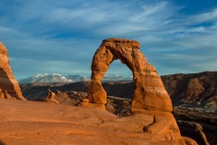 Delicate Arch and La Sals